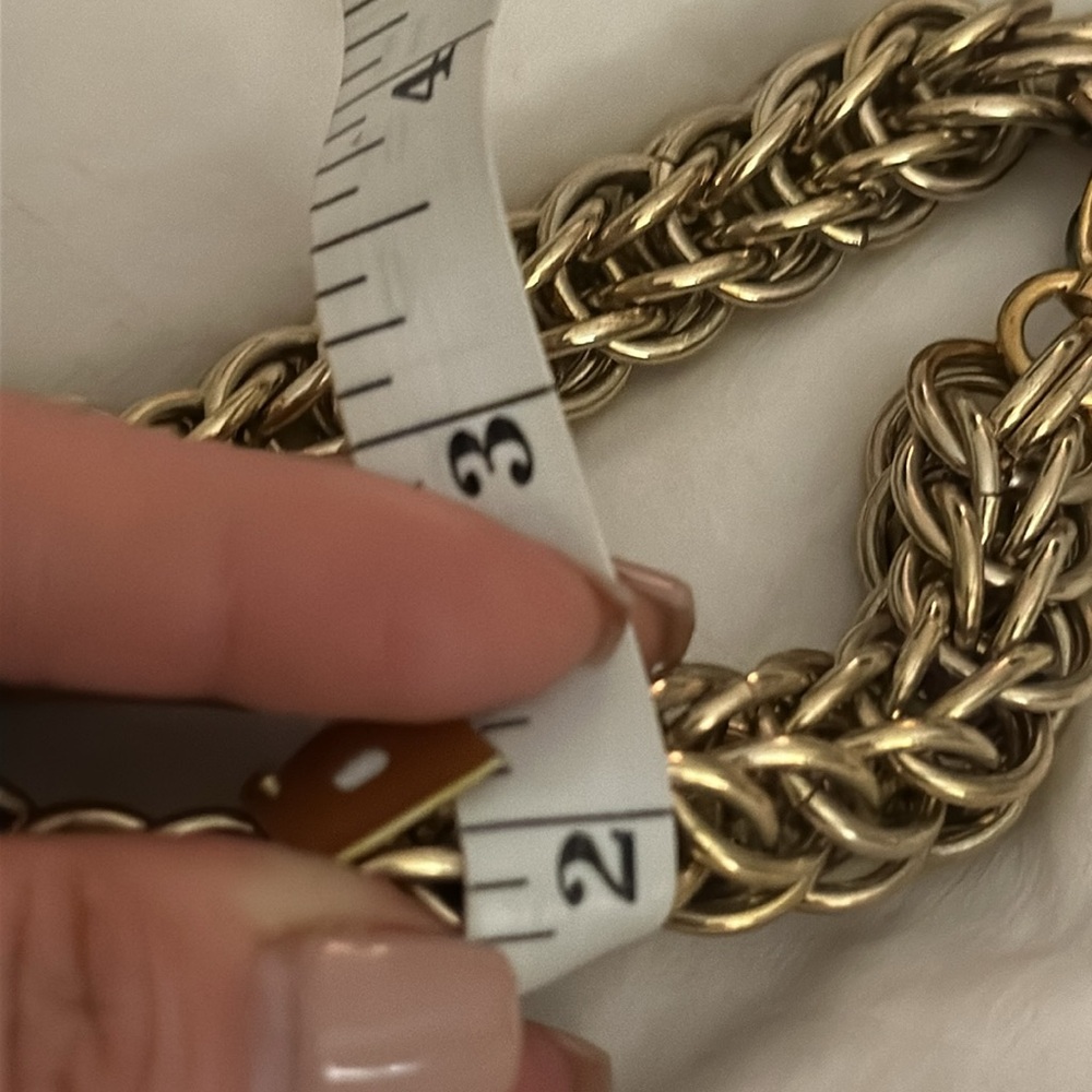 Henri Bendel “Chain Me Down” Necklace | Bold Gold Chain | Statement Chic - Picture 13 of 14